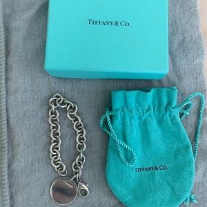 Tiffany & Co. Round Tag Charm bracelet